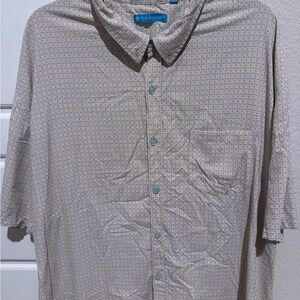 Tori Richard Tan Casual Button Down Shirt